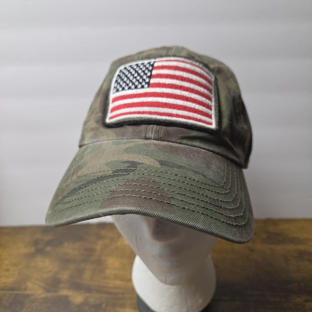 47 Brand OHT Camo American Flag Patch Baseball Cap Adjustable Hat OSFA